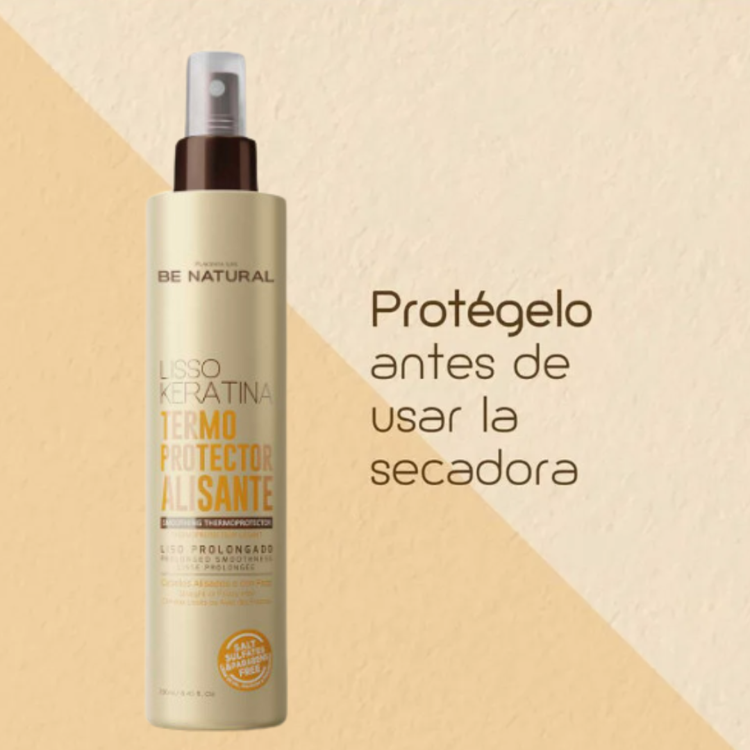 ⫸ Smoothing Smoothing Thermoprotector Keratin Be Natural Placenta