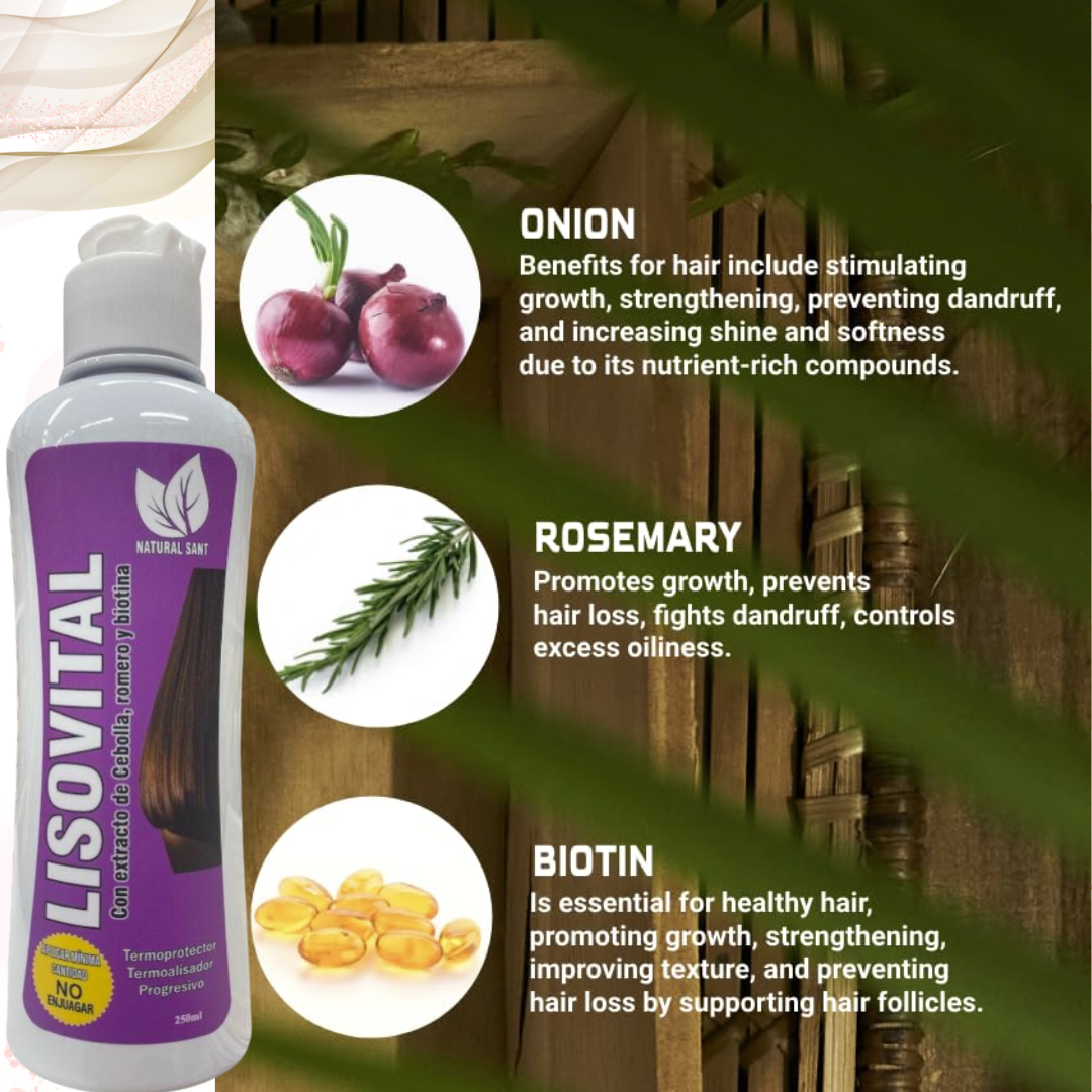 ⫸ Tratamiento Termoprotector LisoVital Natural Sant