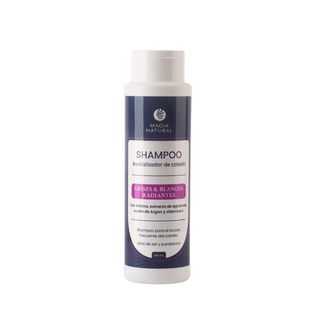 Shampoo Para Canas Magia Natural 450ml Grises y Blancos