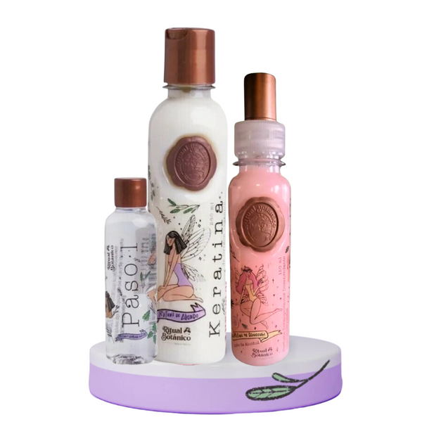 2 Pack Ritual Botánico Keratina Orgánica y Vegana [250ml]+ Termoprotector [120ml]