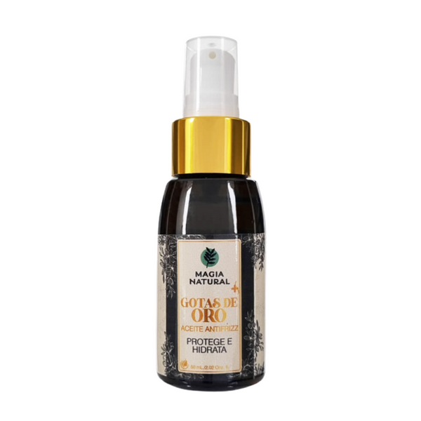 Aceite Antifrizz Gotas de Oro Para el Cabello Magia Natural [60ml]