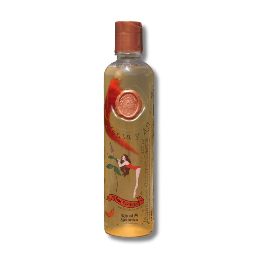 Home Shampoo Anticaspa Menta y Ají Ritual Botánico [400ml]
