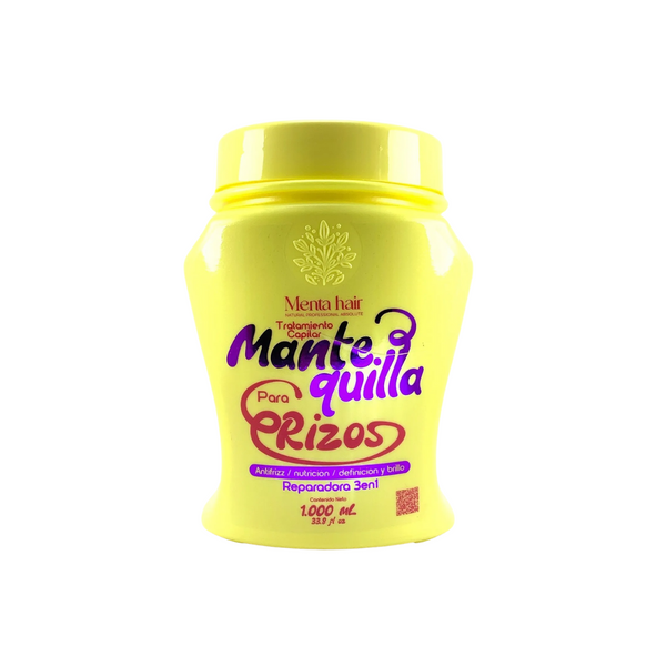 Mantequilla Para Rizos [1.000ml] Menta Hair - Nutrición intensa, antifrizz, definición y brillo