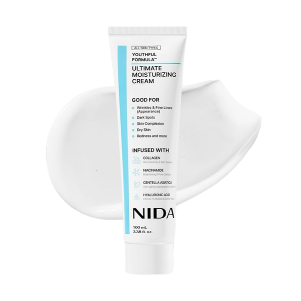 NIDA Korean Moisturizing Ultimate Cream [100ml] Collagen Youthful Repair Damage Skin Strengthen Barrier Daily Facial Skin Care