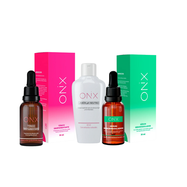 Kit Control Grasa Seborregulador y Despigmentante Onix Skincare Routine [30ml]