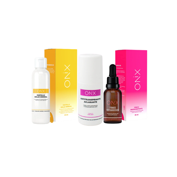 3 Pack Onix Skincare Despigmentante y Aclarante Corporal y Facial