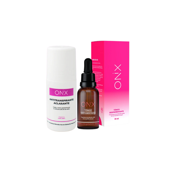 Kit 2 pack Despigmentante Onix 30ml Desodorante Aclarante 30ml Onix Skincare