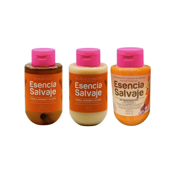 Wild Essence Kit with Rosemary Cinnamon and Cloves + Fruit Cocktail 500ml