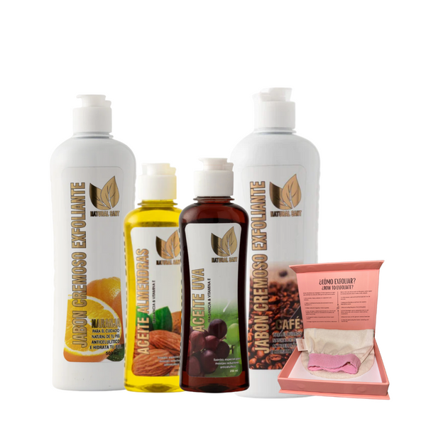 Natural Sant Kit Multibeneficios Exfoliación e Hidratación 50.6oz