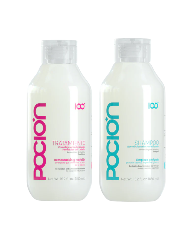 La Poción 2 Pack Shampoo y Acondicionador Reparación [450ml]