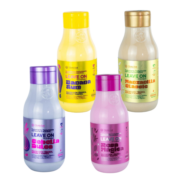 Tratamiento Capilar Texturizante y Defrizante Nutritivo Leave On Menta Hair 550ml