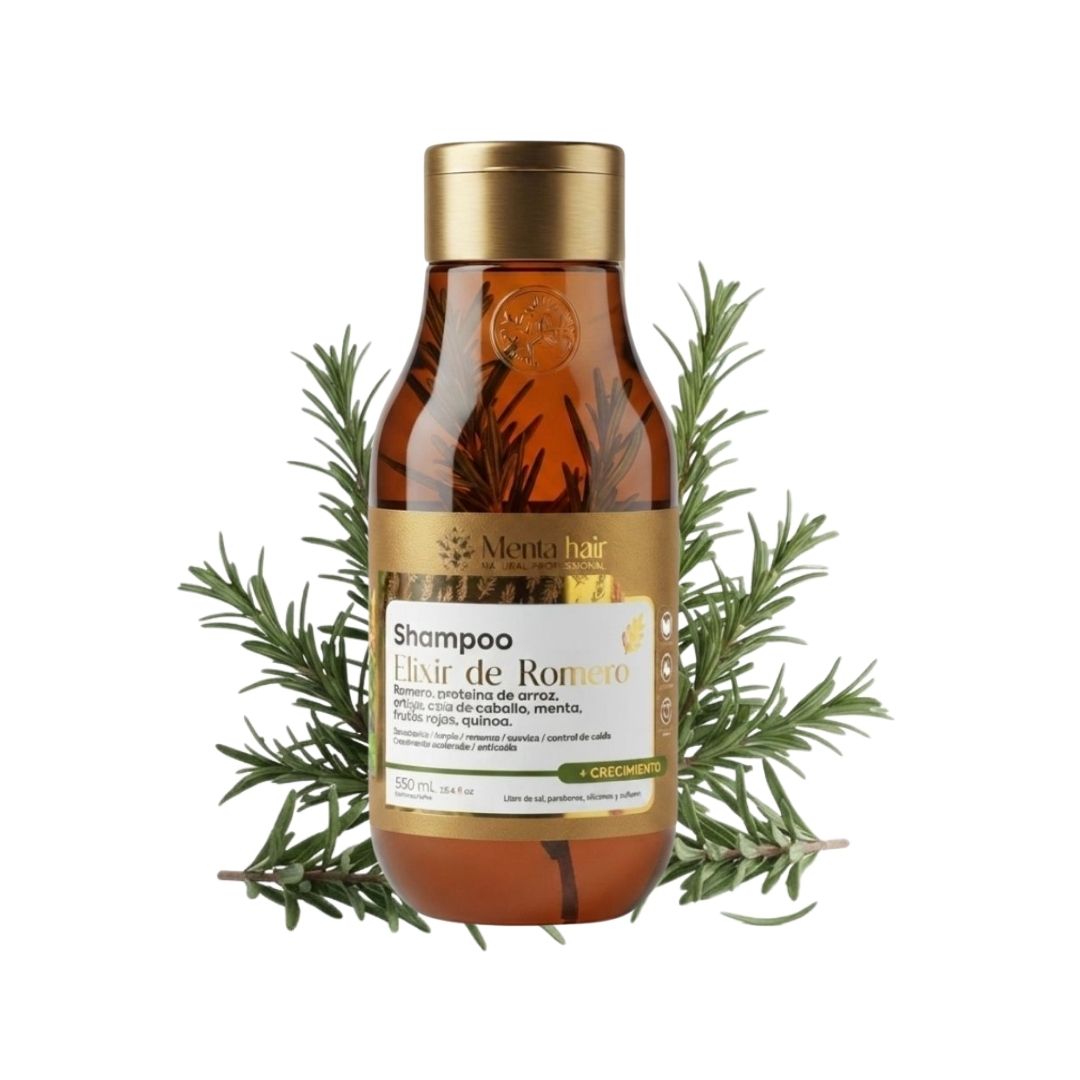 ⫸ Herbal Elixir Rosemary Mint Hair Shampoo 18.5oz (vegan)
