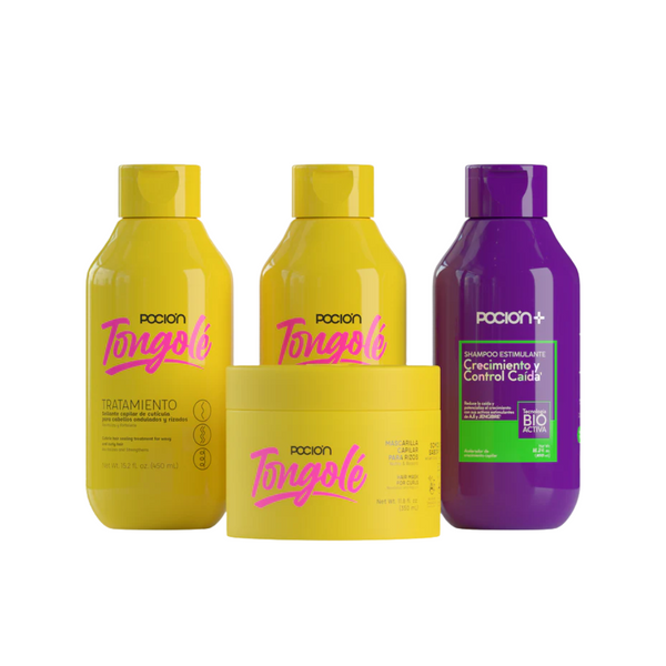 Tongolé Long and Hydrated Curls Kit The Potion