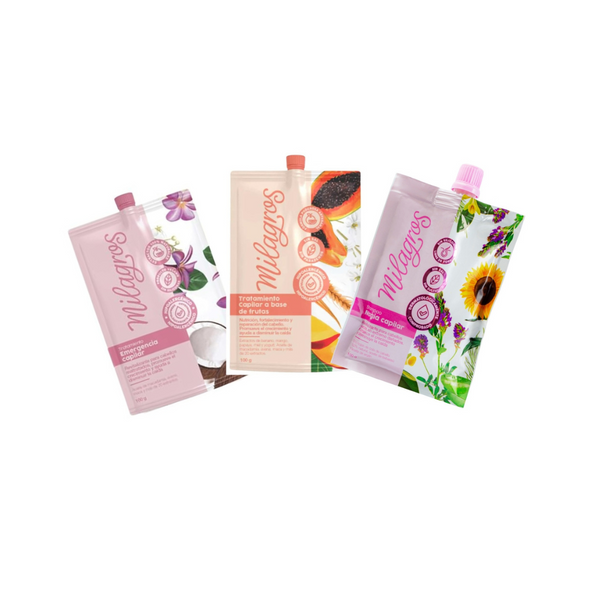 Kit Sachets 3 Doy Packs Viajero Milagros Mini 100gr
