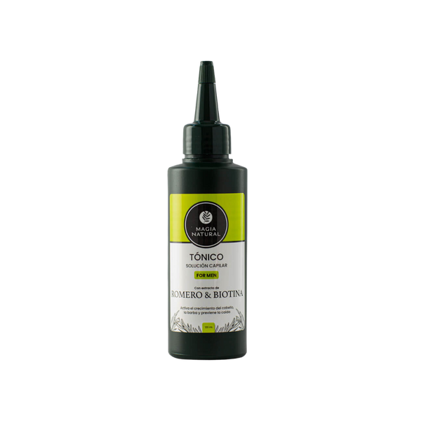 Tónico Capilar Para Hombres con Romero y Biotina Magia Natural [120ml]