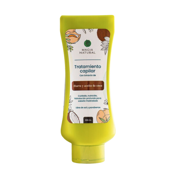 Tratamiento Capilar Huevo y Coco Magia Natural [300ml]