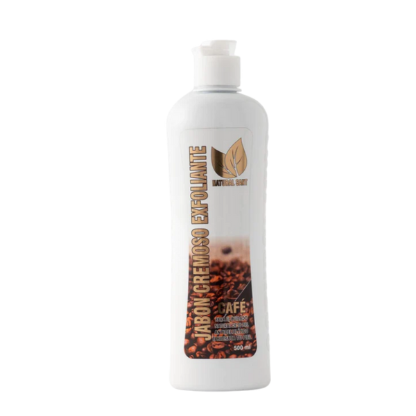 Jabón Cremoso Exfoliante de Café Natural Sant [500ml]